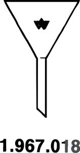 1 967 018 Witeg FUNNEL GLASS, ������� 70 �� 1 967 018
