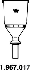 1 967 017 Witeg FILTER FUNNEL, 50 ��, POROSITY P2 1 FA 10 1 967 017
