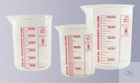 7 010 011 Witeg GRIFFIN BEAKERS, CRYSTAL CLEAR, TPX, 2000 ��, ��� = 6 ��. 7 010 011