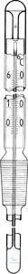 1 316 004 Witeg THERMOMETER F.FLASKS A. STILL HEADS, CONE ST 14/23, -10 + 250 1 316 004
