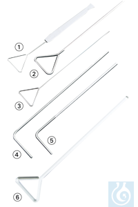 neoLab шпатель neoLab® Drigalski из стекла, 200 x 45 мм, 4 мм? 3-1721