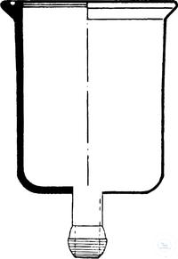 0 936 001 Witeg BEAKERS, ������� ������, DN 150, 1000 ��, � ������ �������, 0 936 001