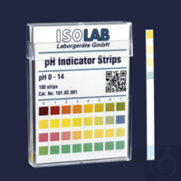 Индикаторная полоска pH, 0,0 - 14,0 pH, ISOLAB, 100 шт/упак 101.02.001