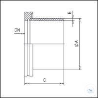 Welch Vacuum ������ ISO-K � ������� �������, ����������� �����, ��� DN 63 ISO-K, A 76.1 ... 702170