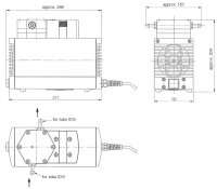 Диафрагменный вакуумный насос KNF LABOPORT® N 820 AN.18 (22 л/мин, 100 мбар)