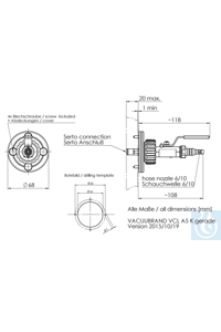 ������ ���������� VACUUBRAND VACUU � LAN� VCL K A5 � �������������� ������ A5, M35 x 1,5, ������� 20677116