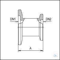 ���������� ����������� Welch Vacuum KF, �������������� �� ��������, ��� DN 40/16 KF DN1 / DN2, A 30 �� 701421