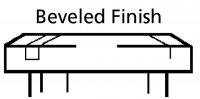 Headspace vial, beveled top, rounded bottom 