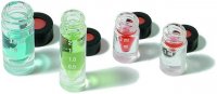 Micro-Reaction Vessel, black phenolic hole cap, pkg of 12 27479