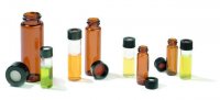 Vials, screw top with polypropylene open-top cap, pre-assembled, pkg of 100 27046-U