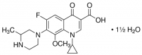 Gatifloxacin sesquihydrate 
