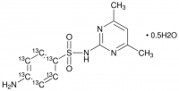 Sulfamethazine-(phenyl-13C6) hemihydrate 