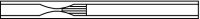 Inlet Liner, Split/Splitless Type, Recessed Gooseneck Design (wool packed) 2879705-U