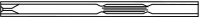 Inlet Liner, Split/Splitless Type, Single Taper FocusLiner� Design (wool packed) 2879925-U