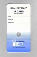 Real Crystal� IR sample cards Z527084-1PAK