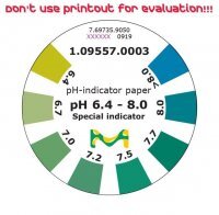 pH-indicator paper pH 6.4 - 8.0 Special indicator 