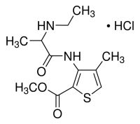 Methyl 3-[[(2RS)-2-(ethylamino)propanoyl]amino]-4-methylthiophene-2- carboxylate hydrochloride CRM72531-50MG