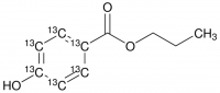 Propyl 4-hydroxybenzoate-ring-13C6 solution 