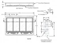 Grace Bio-Labs CultureWell™ coverglass inserts, with 4 chambered coverglasses GBL103440-10EA