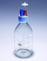 Pyrex� Screwcap, twin hose connector with GL45 screwthread SLW4537/06-2EA
