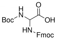 N-Boc-N-Fmoc-diaminoacetic acid 