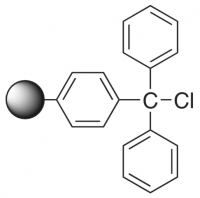 Trityl chloride, polymer-bound 