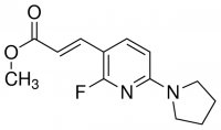 (E)-Methyl 3-(2-fluoro-6-(pyrrolidin-1-yl)pyridin-3-yl)acrylate ADE000791-1G