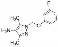 1-(3-Fluoro-phenoxymethyl)-3,5-dimethyl-1H-pyrazol-4-ylamine CDS007181-10MG