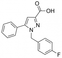 1-(4-Fluorobenzyl)-5-phenyl-1H-pyrazole-3-carboxylic acid JRD0279-1G