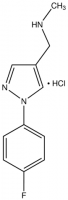 1-[1-(4-Fluorophenyl)-1H-pyrazol-4-yl]-N-methylmethanamine hydrochloride CBR00764-1G