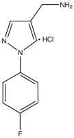 1-[1-(4-Fluorophenyl)-1H-pyrazol-4-yl]methanamine hydrochloride CBR00763-1G