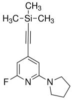 2-Fluoro-6-(pyrrolidin-1-yl)-4-((trimethylsilyl)ethynyl)pyridine ADE000094-1G