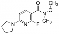 2-Fluoro-N-methoxy-N-methyl-6-(pyrrolidin-1-yl)nicotinamide ADE000796-1G