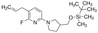3-Allyl-6-(3-((tert-butyldimethylsilyloxy)methyl)pyrrolidin-1-yl)-2-fluoropyridine ADE000091-1G