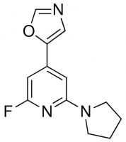 5-(2-Fluoro-6-(pyrrolidin-1-yl)pyridin-4-yl)oxazole ADE000112-1G