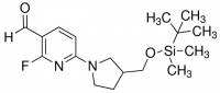 6-(3-((tert-Butyldimethylsilyloxy)methyl)pyrrolidin-1-yl)-2-fluoronicotinaldehyde ADE000821-1G