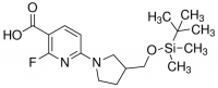 6-(3-((tert-Butyldimethylsilyloxy)methyl)pyrrolidin-1-yl)-2-fluoronicotinic acid ADE000827-1G