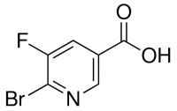 6-Bromo-5-fluoropyridine-3-carboxylic acid 722448-250MG