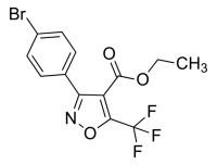 Ethyl 3-(4-bromophenyl)-5-(trifluoromethyl)isoxazole-4-carboxylate JRD0278-1G