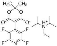 N-Ethyl-N-isopropylpropan-2-aminium 2,2-dimethyl-4-oxo-5-(perfluoropyridin-4-yl)-4H-1,3-dioxin-6-olate 809241-1G