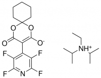 N-Ethyl-N-isopropylpropan-2-aminium 4-Oxo-3-(perfluoropyridin-4-yl)-1,5-dioxaspiro[5.5]undec-2-en-2-olate 809268-1G