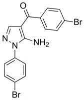 (5-Amino-1-(4-bromophenyl)-1H-pyrazol-4-yl)(4-bromophenyl)methanone JRD0296-1G