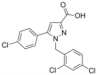 1-(2,4-Dichlorobenzyl)-5-(4-chlorophenyl)-1H-pyrazole-3-carboxylic acid JRD0291-1G
