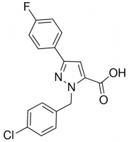 1-(4-Chlorobenzyl)-3-(4-fluorophenyl)-1H-pyrazole-5-carboxylic acid JRD0084-1G