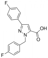1-(4-Fluorobenzyl)-3-(4-fluorophenyl)-1H-pyrazole-5-carboxylic acid JRD0085-1G