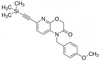 1-(4-Methoxybenzyl)-6-((trimethylsilyl)ethynyl)-1H-pyrido[2,3-b][1,4]oxazin-2(3H)-one ADE001254-1G