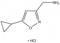 1-(5-Cyclopropyl-3-isoxazolyl)methanamine hydrochloride CBR00905-1G