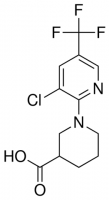 1-[3-chloro-5-(trifluoromethyl)pyridin-2-yl]-3-piperidinecarboxylic acid CDS017570-25MG