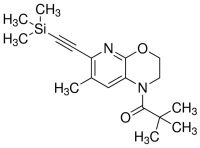 2,2-Dimethyl-1-(7-methyl-6-((trimethylsilyl)ethynyl)-2,3-dihydro-1H-pyrido[2,3-b][1,4]oxazin-1-yl)propan-1-one ADE001294-1G