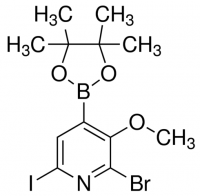 2-Bromo-6-iodo-3-methoxy-4-(4,4,5,5-tetramethyl-1,3,2-dioxaborolan-2-yl)pyridine ADE001310-1G
